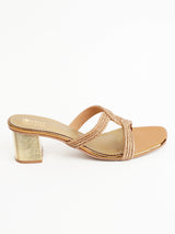 Delco Glitter Glow Block Heels