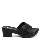 Casual Elegance Muse Block Heel Slip-Ons