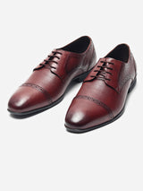 Delco Mens Elegante Semi-Brogues Derby