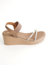 Delco GlamRise Platform Sandals