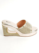 Delco Glitter Platform Heels
