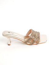 Delco GlitterGlow Kitten Heels