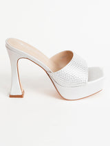 Delco Cone Heel Party Glam Slip-On