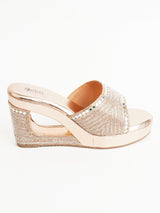 Delco Glitter Platform Heels