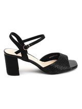 Delco Sparkle Glam Block Heel Sandals