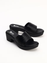 Casual Elegance Muse Block Heel Slip-Ons