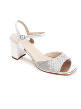 Delco Sparkle Glam Block Heel Sandals