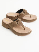 Delco Open Toe Knotted Chappals