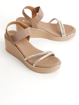Delco GlamRise Platform Sandals