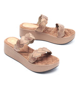 Delco Comfort evening Wear Platform Slip ons