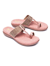Starlight Stroll: Delco Suede Fancy Chappal