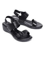 Elevated Ease: Delco's Platform Sandals