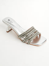 Delco GlitterGlow Kitten Heels