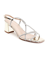 Delco Crystal Chic Block Heel Pumps