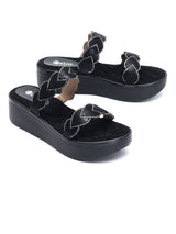 Delco Comfort evening Wear Platform Slip ons