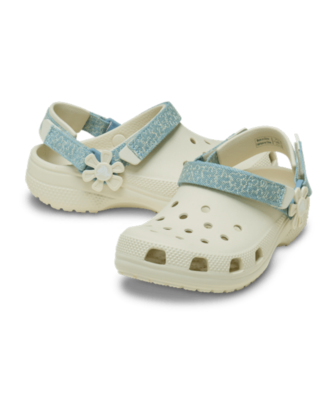 CLSC DNM FLWR ADJ BACKSTRAP CLOG K