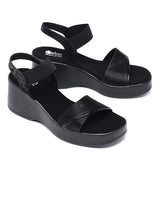 Stride in Style: Delco's Platform Sandals