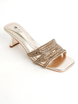 Delco GlitterGlow Kitten Heels