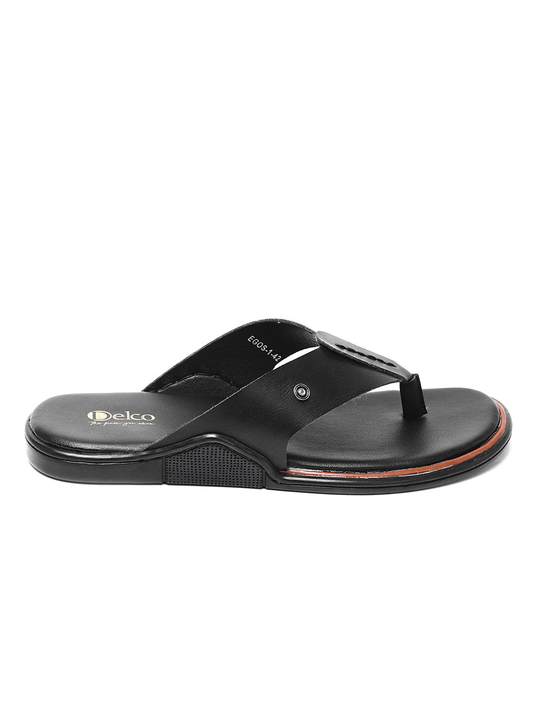 Urban Ease: Delco's Slip on Chappal for Men