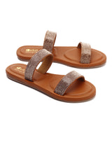 Stone-Embellished Muse Flat Slip-Ons