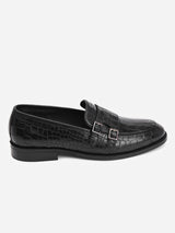 Delco Mens Elegant Crocodile Moccasin