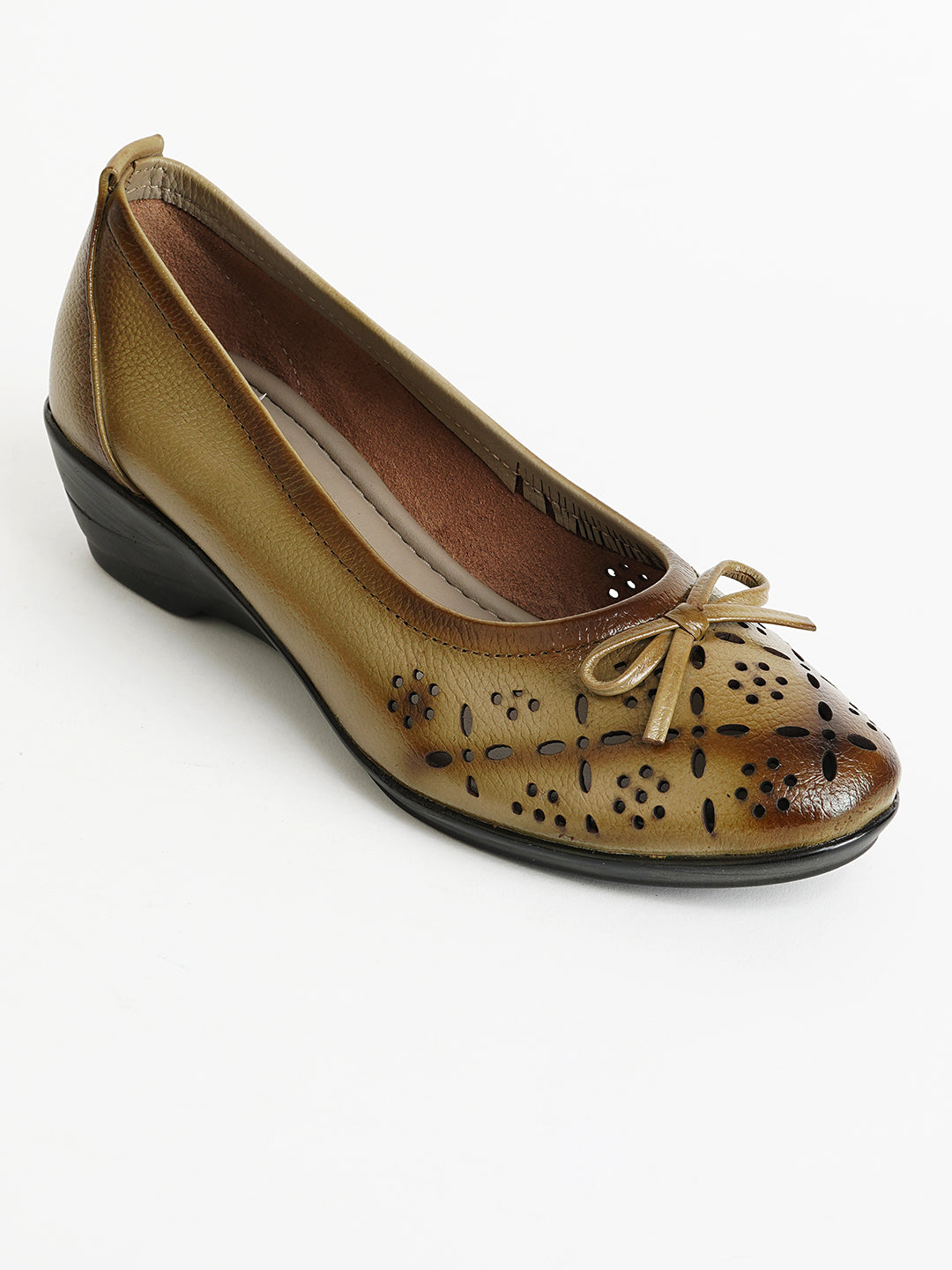 Delco Leather Wedge Belly