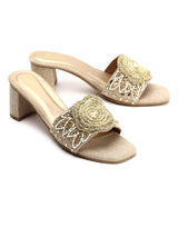 Casual Chic Muse Block Heel Slip-Ons