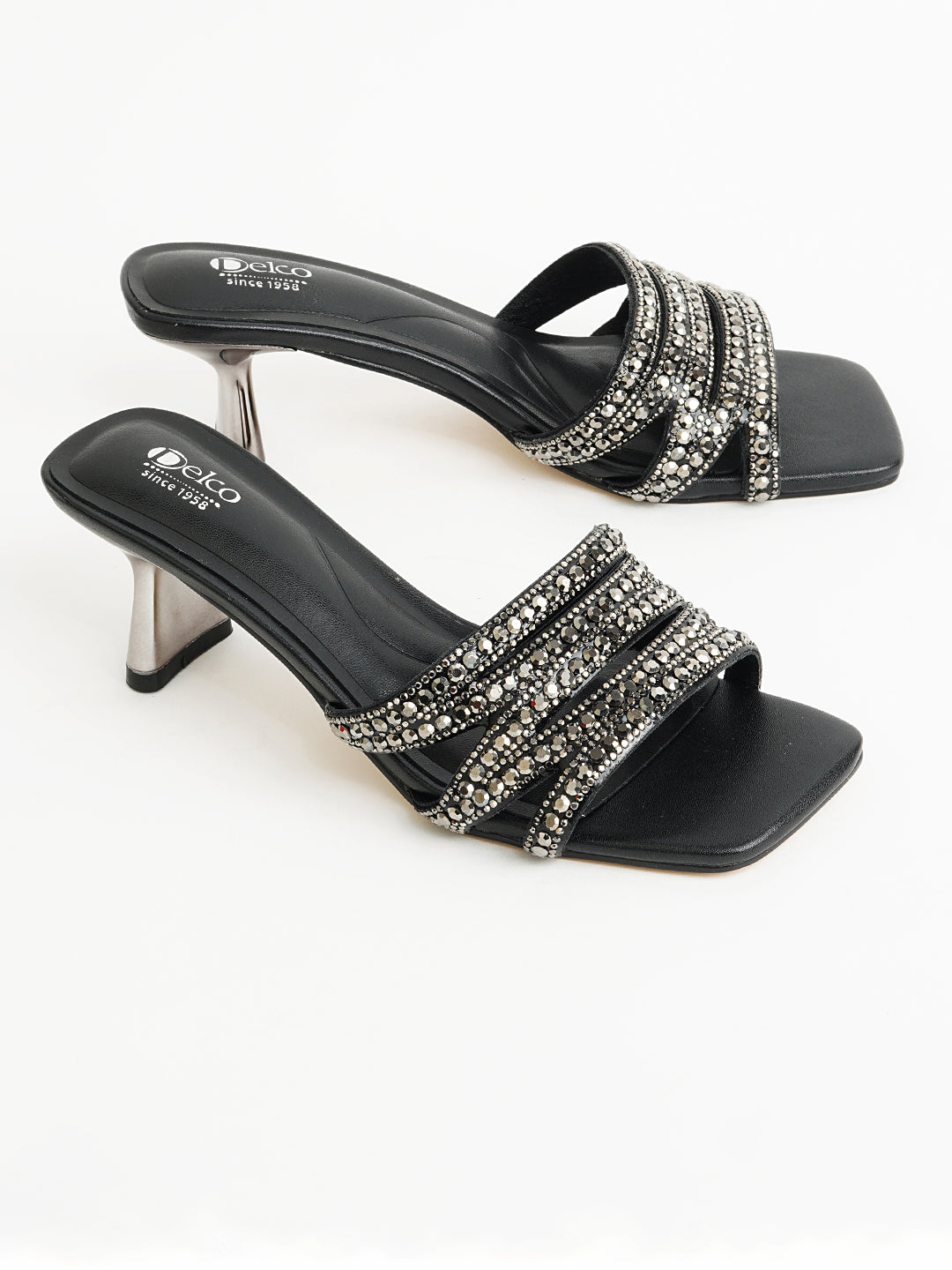 Delco GlitterGlow Kitten Heels