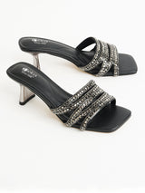 Delco GlitterGlow Kitten Heels