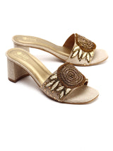 Casual Chic Muse Block Heel Slip-Ons