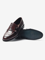 Classic Charm Pull-On Leather Loafers