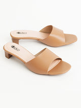 Delco Block Heel Mules