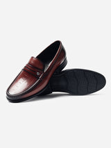 Signature Pull-On Leather Moccasin Loafer
