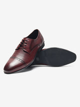 Delco Mens Elegante Semi-Brogues Derby