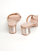 Delco Glitter Glow Block Heels