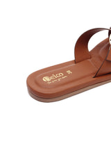 Cross Flat Slip-Ons with Buckle