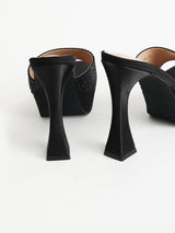 Delco Cone Heel Party Glam Slip-On