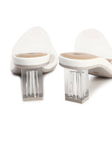 Transparent Muse Block Heel Slip-Ons