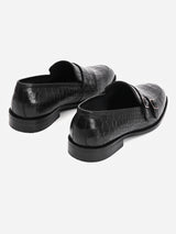 Delco Mens Elegant Crocodile Moccasin