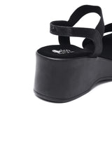 Stride in Style: Delco's Platform Sandals