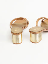 Delco Glitter Glow Block Heels