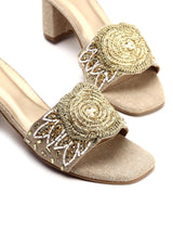 Casual Chic Muse Block Heel Slip-Ons