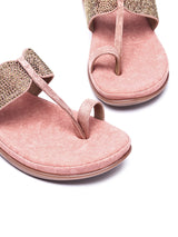Starlight Stroll: Delco Suede Fancy Chappal
