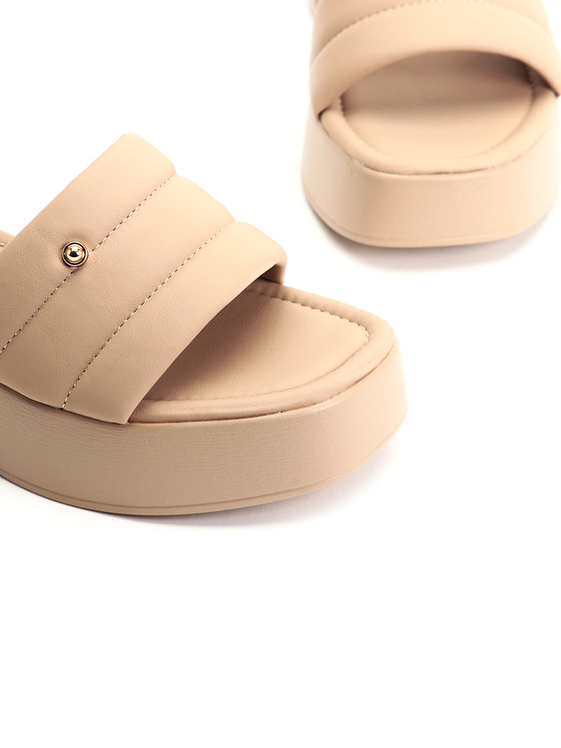 Delco Elevate Ease Platform Slippers