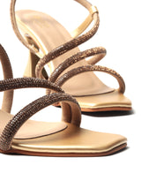 Stunning Pull-On Kitten Heel Sandals: