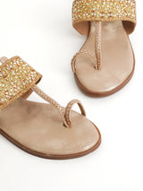 Delco Fancy Party Wedge Chappal