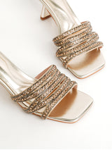 Delco GlitterGlow Kitten Heels