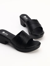 Casual Elegance Muse Block Heel Slip-Ons