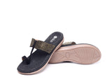 Starlight Stroll: Delco Suede Fancy Chappal