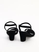 Elegant 3-Inch Block Heel Evening Sandals